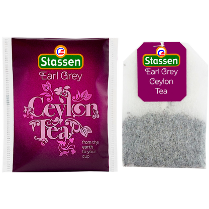 Zestaw koperty i torebki Stassen Earl Grey – aromatyczna herbata cejlońska.