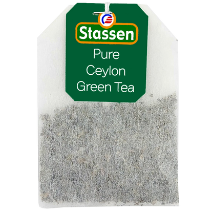 Torebka herbaty zielonej Stassen Pure Ceylon Green Tea.