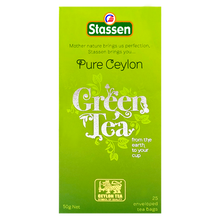 Opakowanie Stassen Pure Ceylon Green Tea.