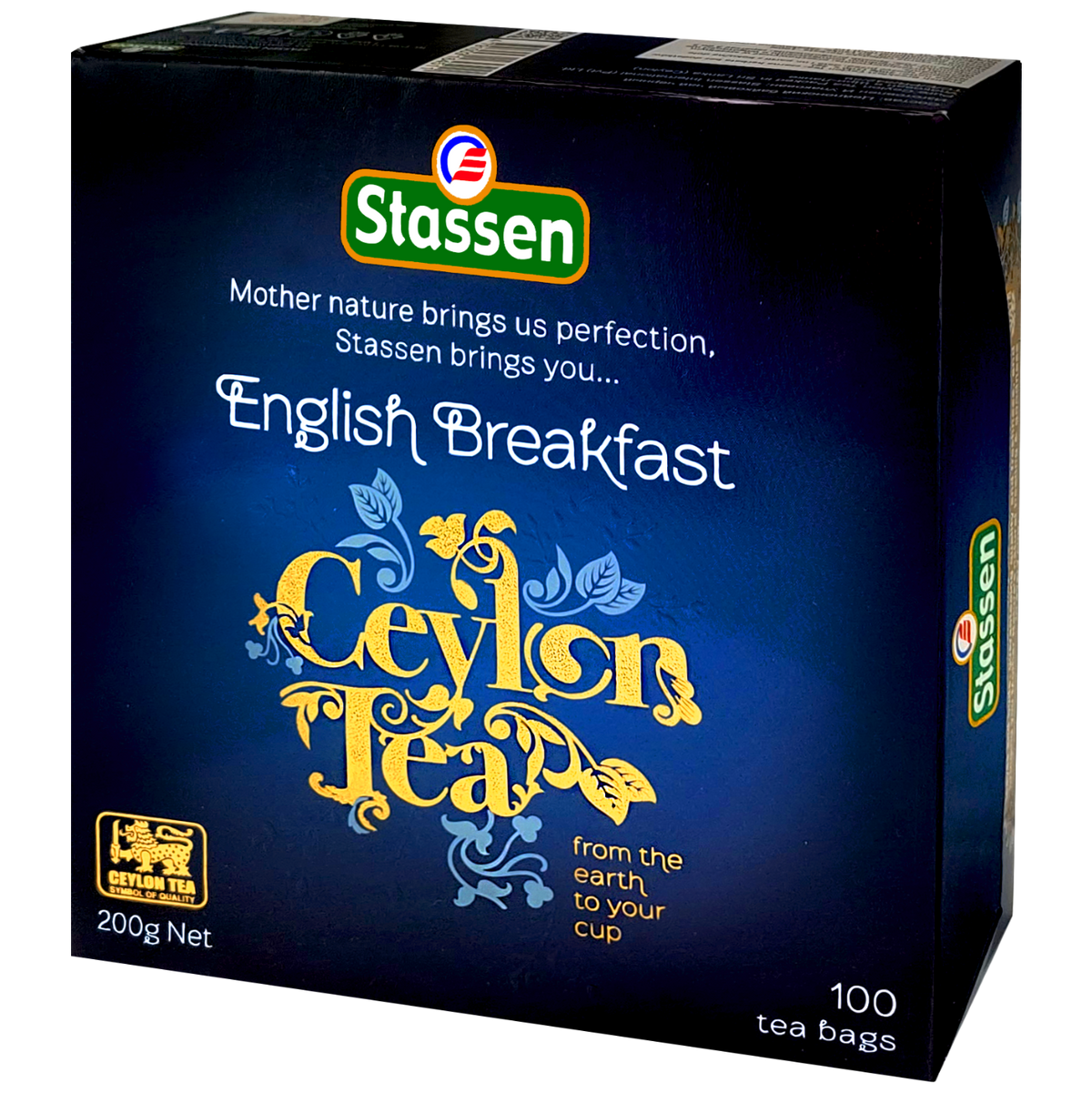 Mocna herbata czarna English Breakfast Stassen – opakowanie 100 torebek