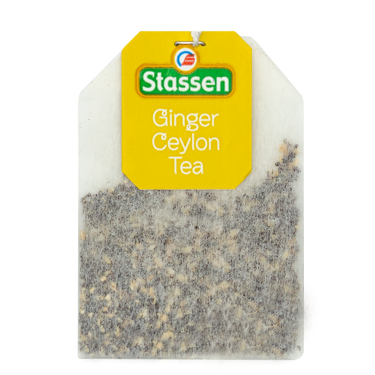 Torebka herbaty Ginger Tea Stassen – czarna herbata cejlońska z imbirem.