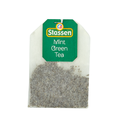 Torebka herbaty Stassen Mint Green Tea – zielona herbata z miętą.