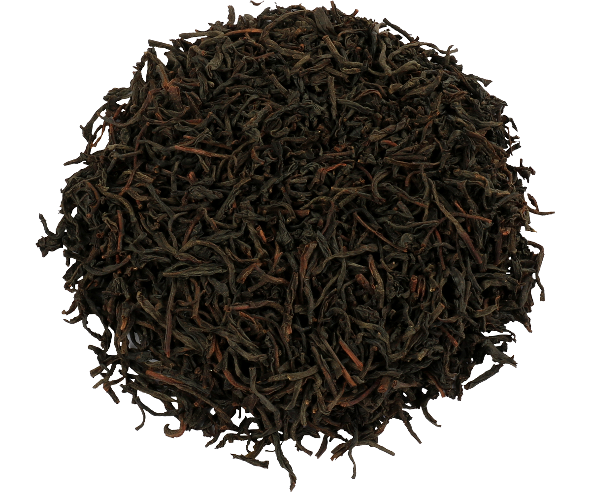 Liście czarnej herbaty Basilur Earl Grey.