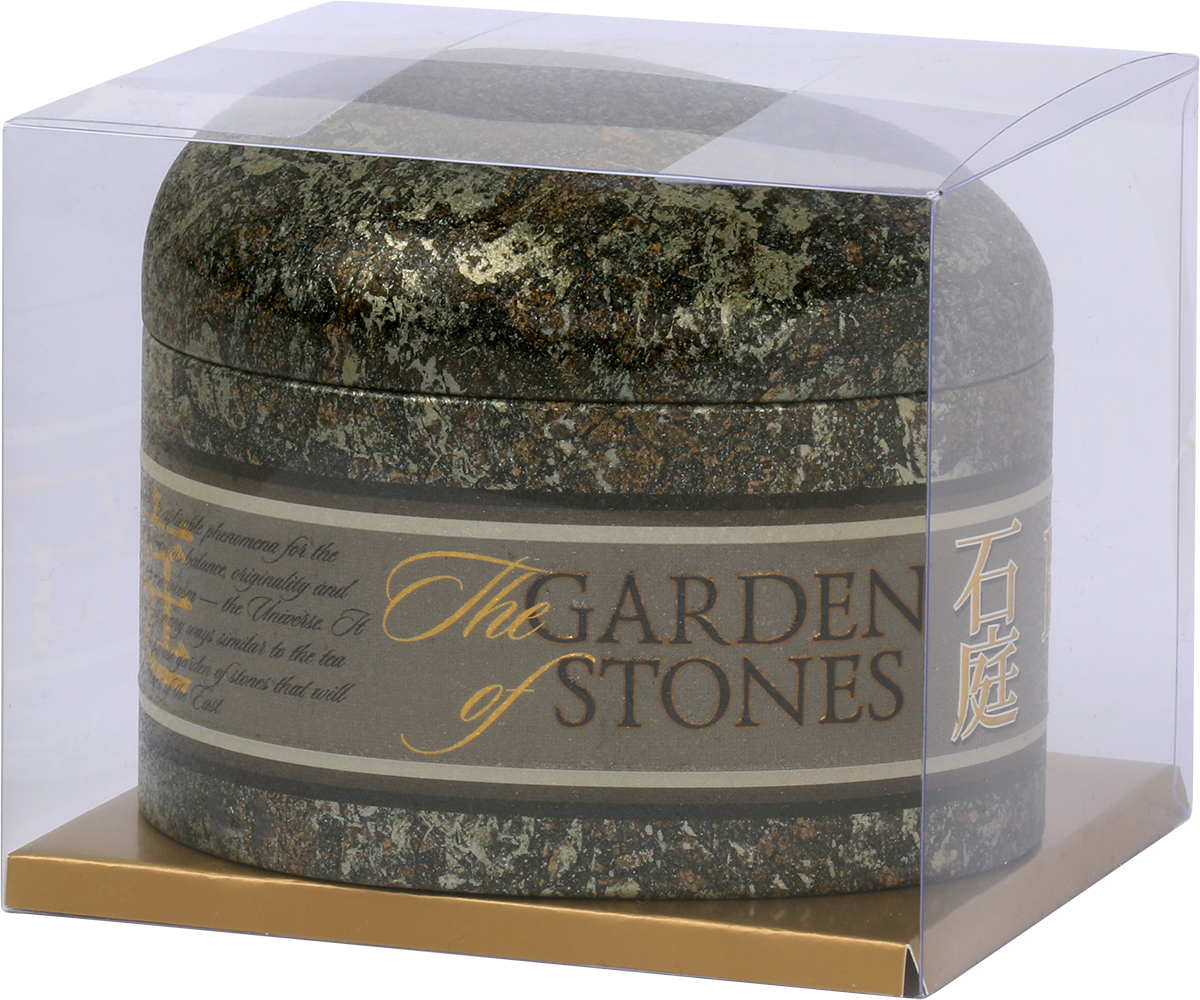 Puszka Basilur Ceylon widok z boku z napisem Basilur Tea Premium Quality.