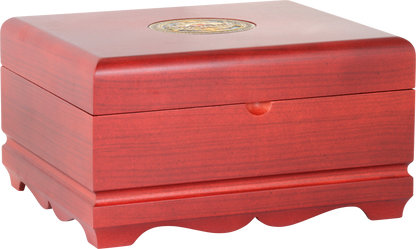 Drewniane pudełko Basilur Wooden Presenter Mix 2 o klasycznym wykończeniu, elegancki design.