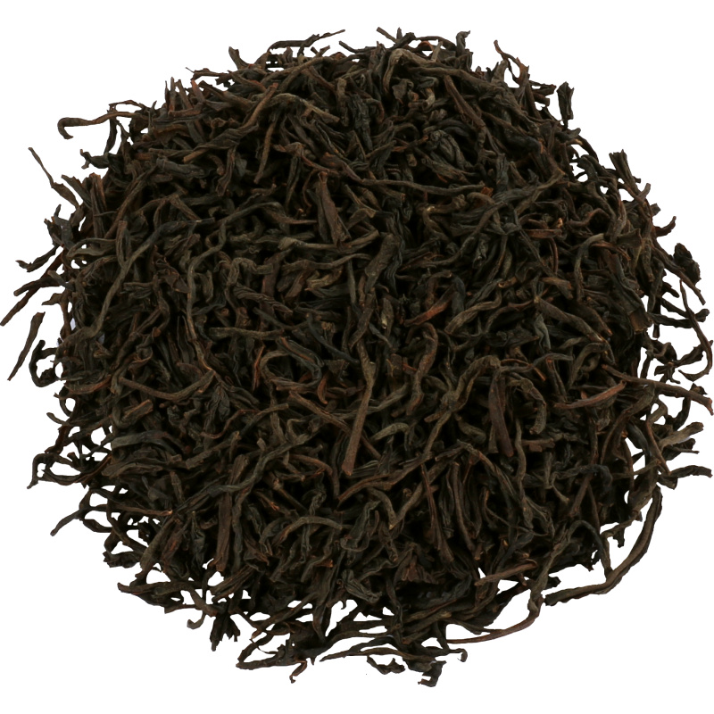 Suszone liście czarnej herbaty Basilur High Grown 500 g z wysokogórskich plantacji Cejlonu, o delikatnym aromacie i bursztynowym naparze.