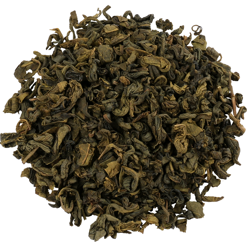 Suszone liście zielonej herbaty Basilur Green Refill 500 g z Cejlonu, o świeżym aromacie i złocisto-zielonym naparze.
