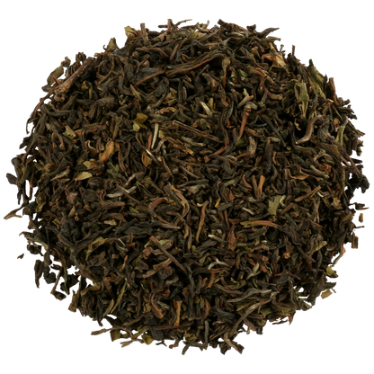 Liście herbaty Basilur Darjeeling – czarna herbata z delikatnym aromatem.