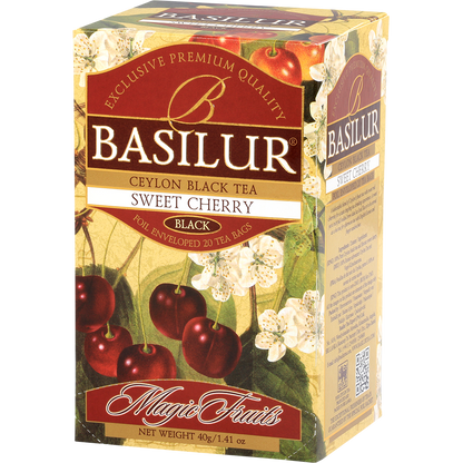 Herbata Basilur Sweet Cherry 25 x 2 g czarna herbata o smaku wisni