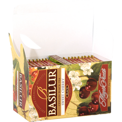 Otwarta herbata Basilur Sweet Cherry koperty 25 x 2 g czarna herbata smakowa