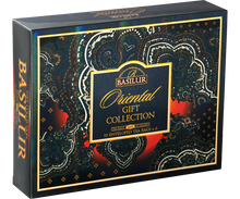 Zestaw herbat Basilur Oriental Gift Collection – perspektywiczny widok opakowania.