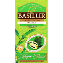 Herbata Basilur Soursop – egzotyczna zielona herbata cejlońska z owocowym akcentem.