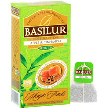 Torebka zielonej herbaty Basilur Apple & Cinnamon Magic Fruits