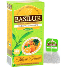 Torebka zielonej herbaty Basilur Pineapple & Orange Magic Fruits