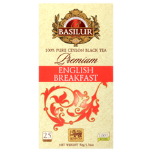 Opakowanie Basilur English Breakfast – 25 kopert czarnej herbaty cejlońskiej