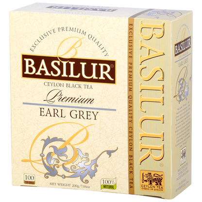 Opakowanie Basilur Earl Grey – elegancka czarna herbata z nutą bergamotki