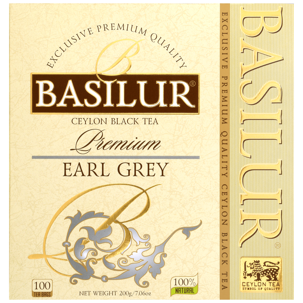 Basilur Earl Grey 100 kopert – czarna herbata Ceylon o aromacie bergamotki