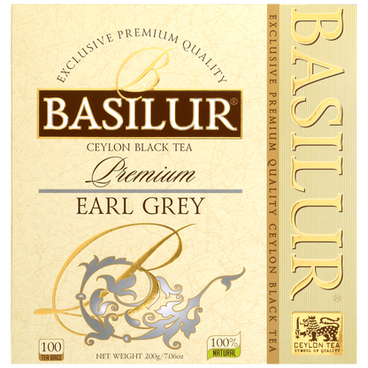 Basilur Earl Grey 100 kopert – czarna herbata Ceylon o aromacie bergamotki