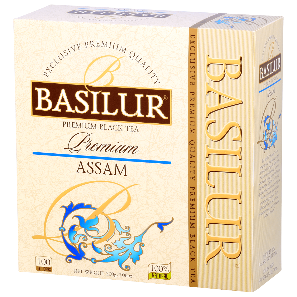 Basilur Premium Assam 100 kopert – mocna czarna herbata o głębokim smaku