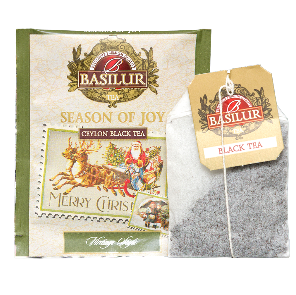 Herbata Basilur Season of Joy koperta i torebka