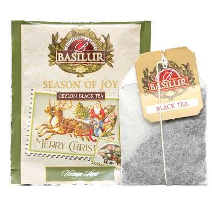 Herbata Basilur Season of Joy koperta i torebka