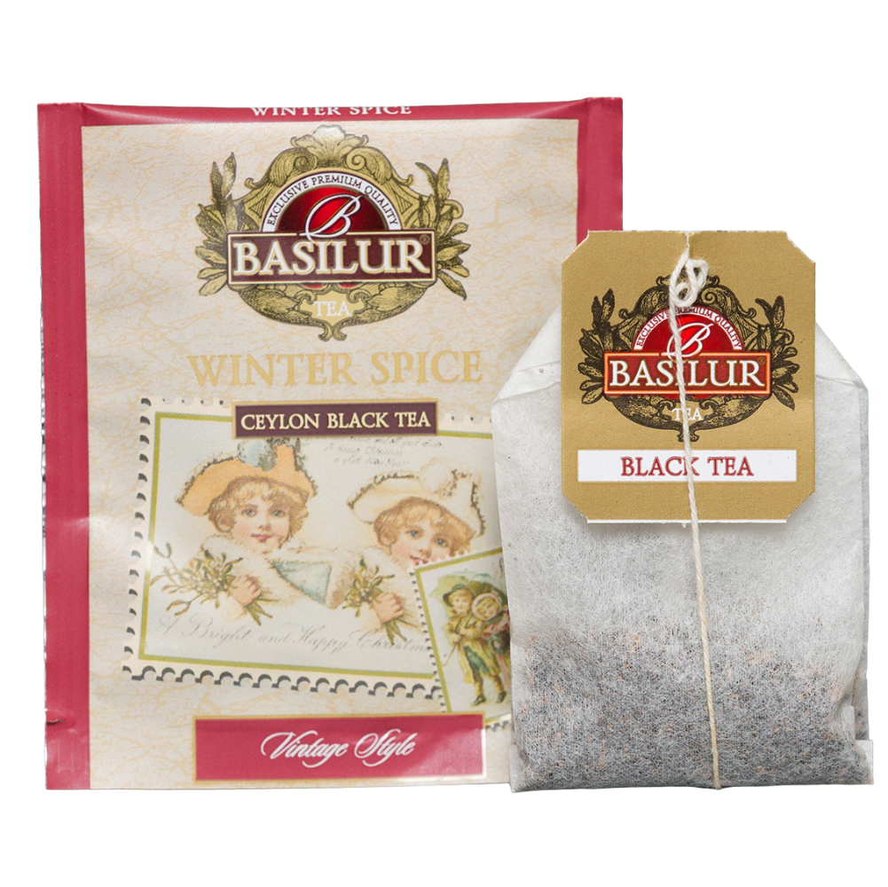 Herbata Basilur Winter Spice koperta i torebka