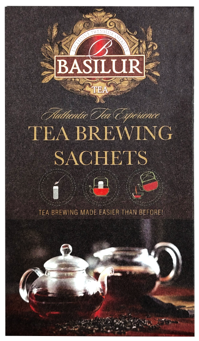 Oryginalne opakowanie Basilur Tea Brewing Sachets filtry papierowe do parzenia herbaty
