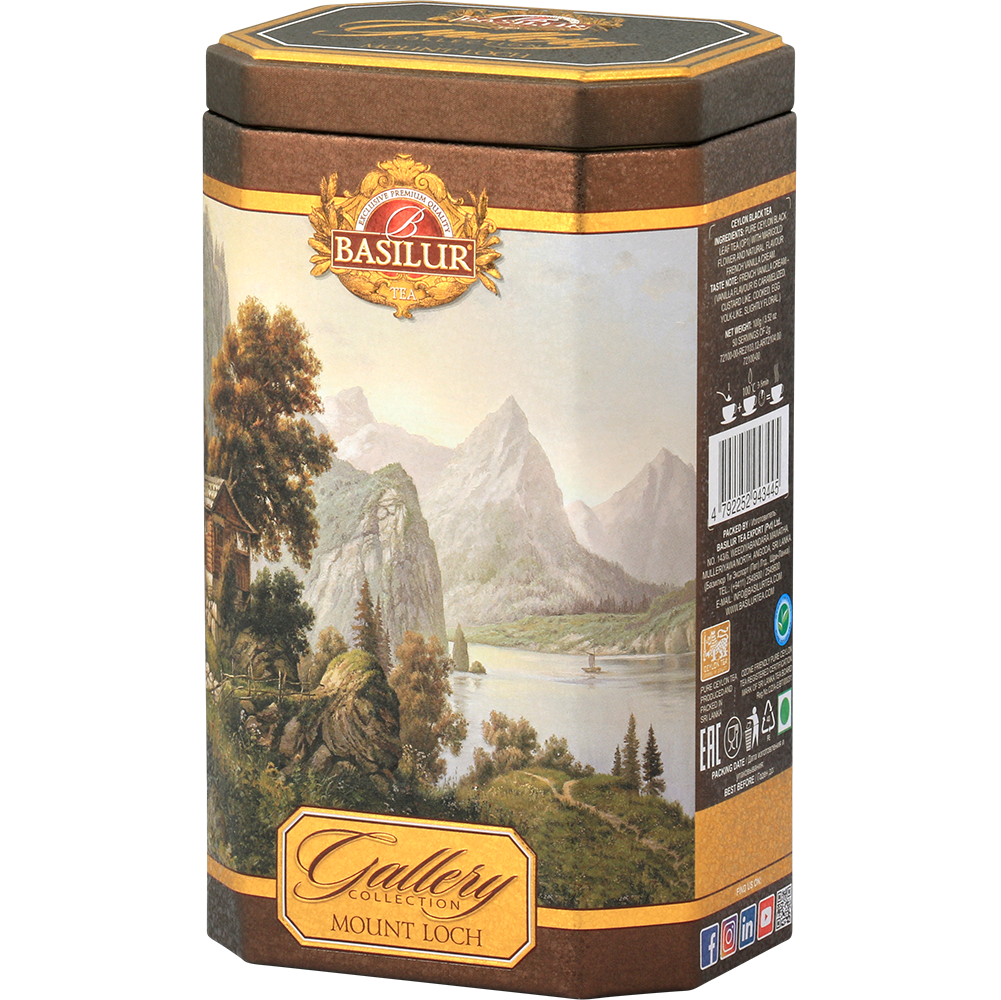Herbata Basilur Mount Loch w metalowej puszce 100 g czarna herbata Ceylon