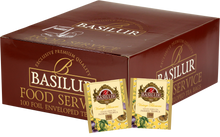 Zestaw Basilur Passion Tropica 100 x 1,5 g – zielona herbata z nutą marakui w eleganckim kartonowym pudełku.