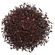 Liście herbaty Basilur Berry Serenade z dodatkiem żurawiny, hibiskusa i owoców.