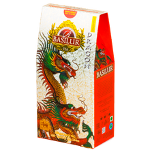 Herbata Basilur Dragon Diamond 75 g widok opakowania z boku elegancka czarna herbata cejlonska