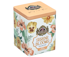 Elegancka puszka herbaty Basilur Petal Harmony z serii Serene Blooms.