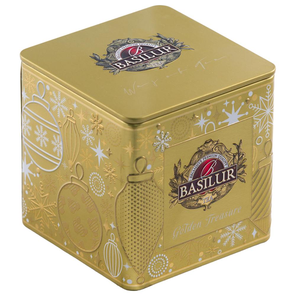 Napar z czarnej herbaty cejlońskiej Basilur Golden Tresure w filiżance