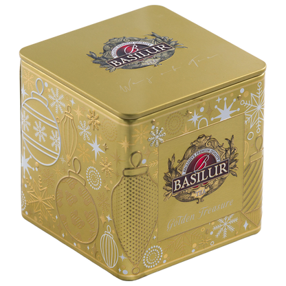 Napar z czarnej herbaty cejlońskiej Basilur Golden Tresure w filiżance