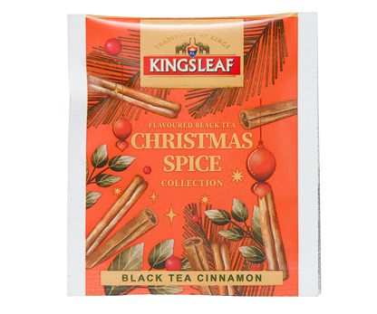 Koperta herbaty kingsleaf black tea cinnamon