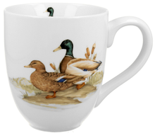 Porcelanowy kubek Kaczki 1000 ml – ujęcie z boku z widocznym uchwytem.